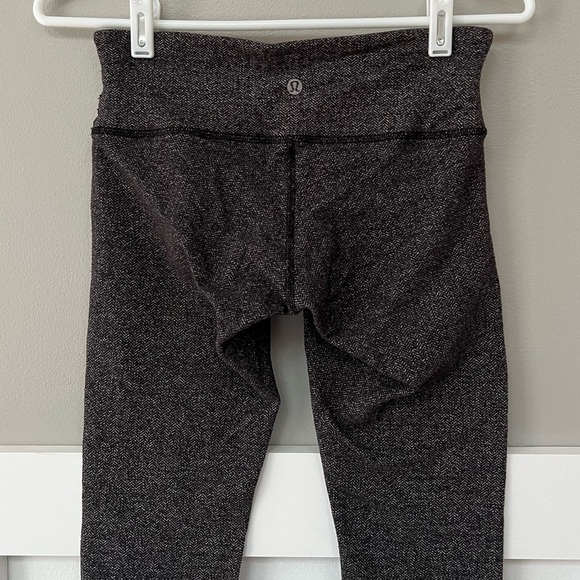 Lululemon Wunder Under Pant III in Diamond Jacquard Space Dye Black Slate - Picture 5 of 9